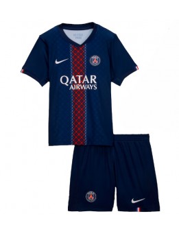 Billige Paris Saint-Germain Hjemmedraktsett Barn 2025-26 Kortermet (+ Korte bukser)